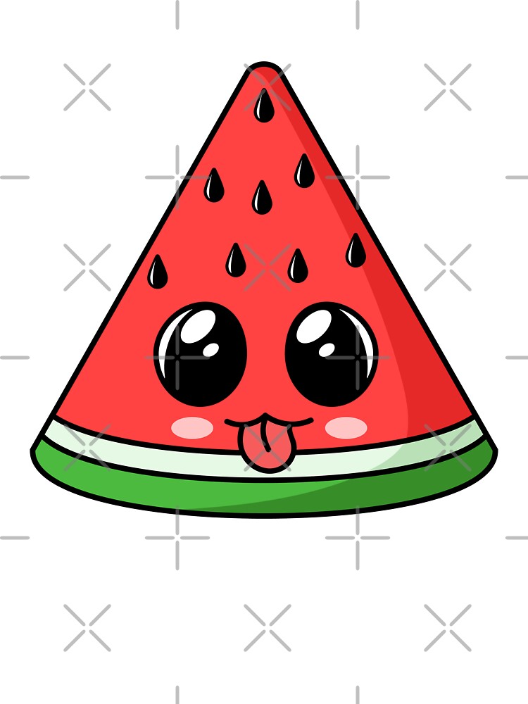 kawaii watermelon by Raymi03