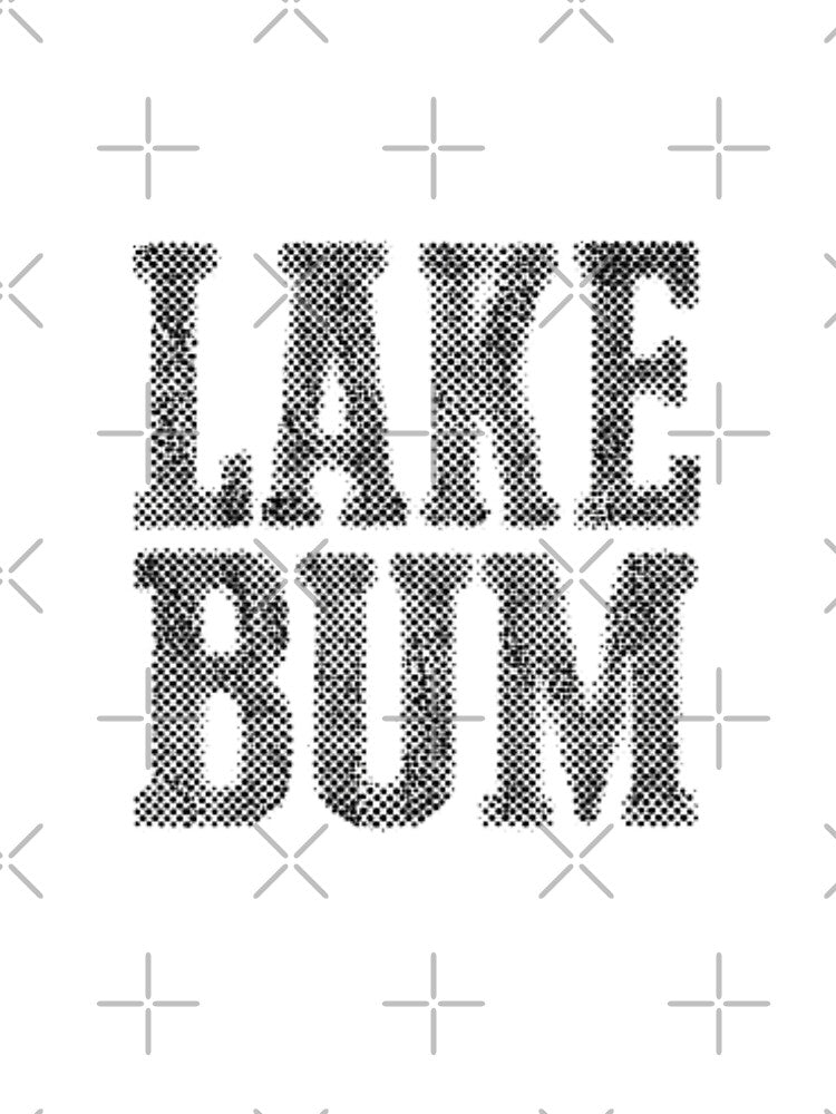 Lake Bum | Retro Vintage Distressed Graphic by HBDStudio