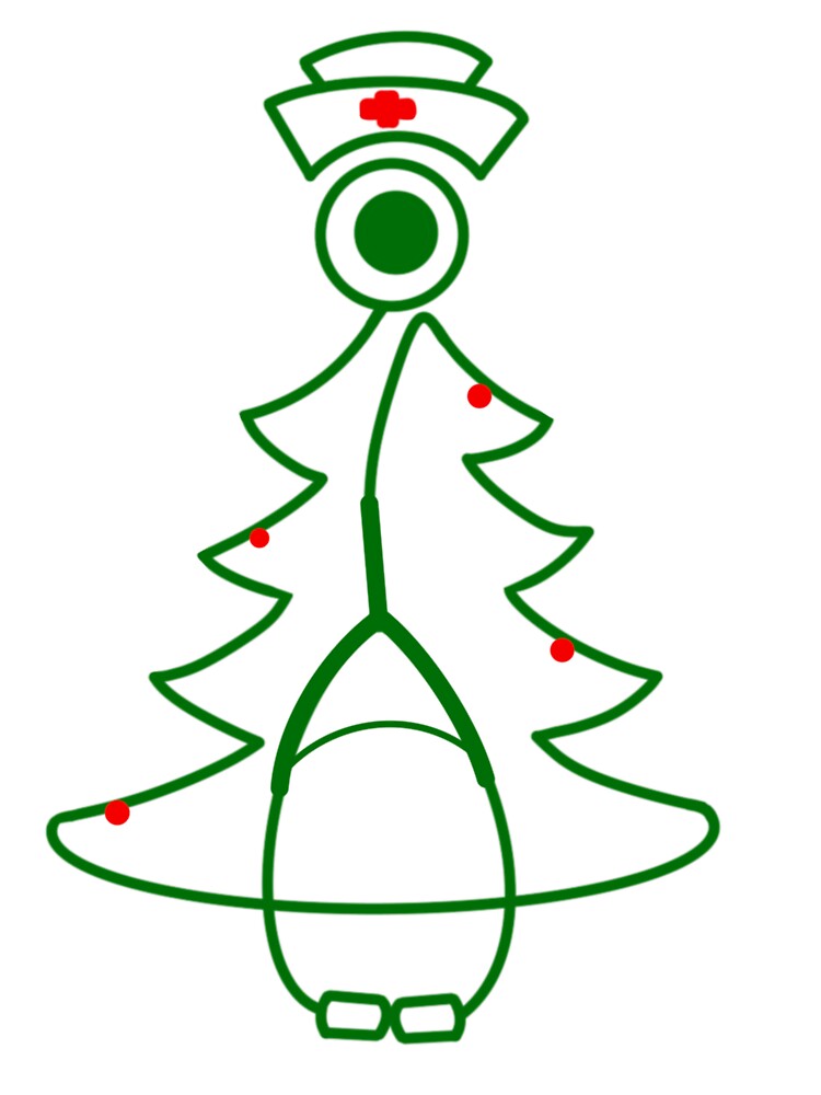 Stethoscope Tree (green) by RandiMullins