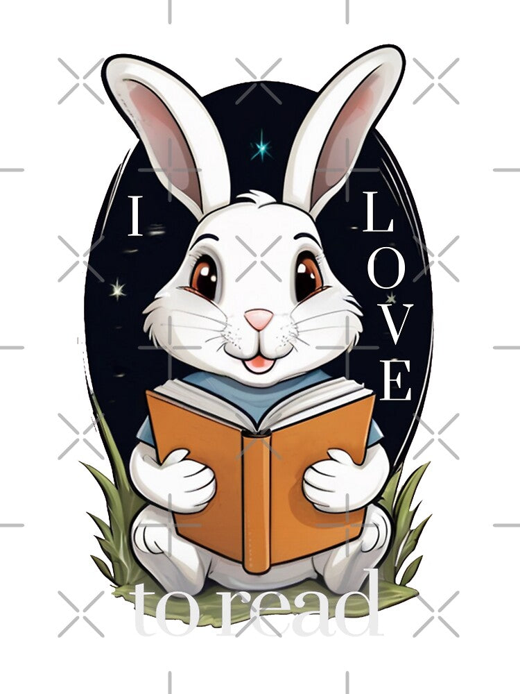I Love to Read Books Blue by StarStudio360