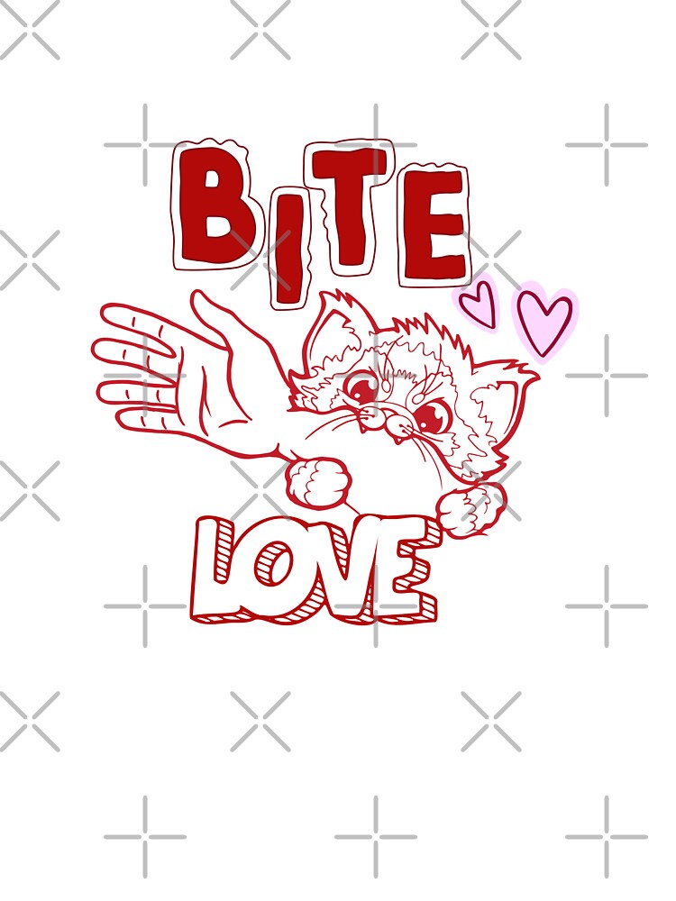 Cute Cat bite by Playful Strokes pom@pom