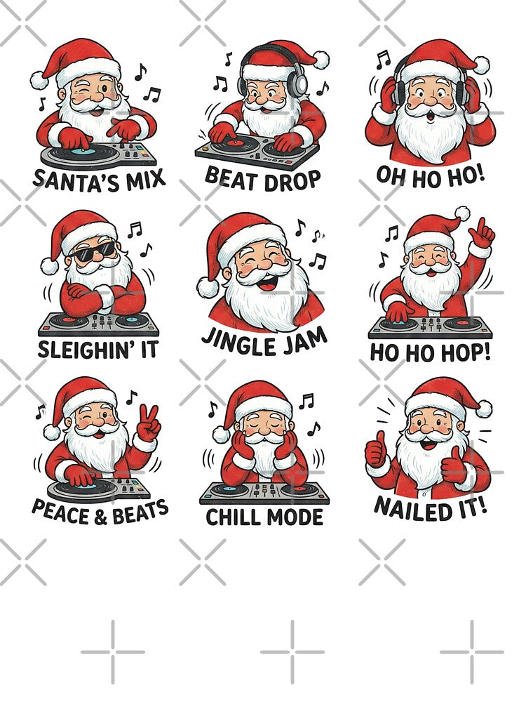 Santa's Mix Beat Drop Sleighin' It Jingle Jam Holiday by chattsuede