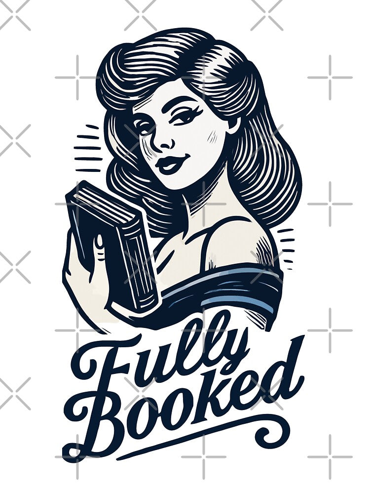 Retro Book Girl Design For Book Lovers And Book by LuminOrb