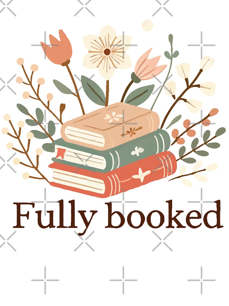 Book Lovers Funny Book Saying In Floral Design by LuminOrb