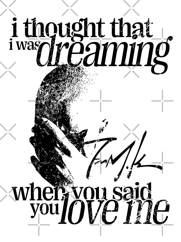 Frank Ocean Ivy Lyric Design - Blonde Black Graphic by Novaque