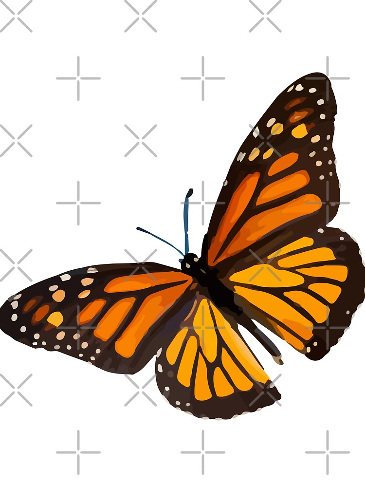Monarch Butterfly - Burnt Orange by BeThreeDesigns Unisex
