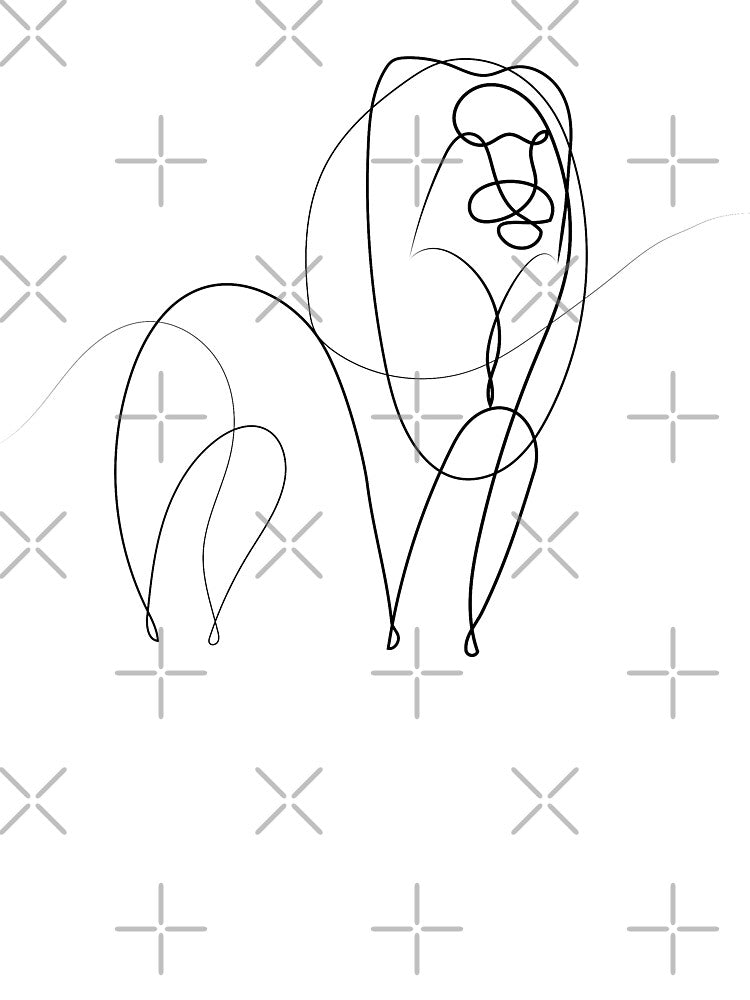 Lion | One Line Artist | Minimal Art | One Line Art | Minimalist by One-Line-Artist