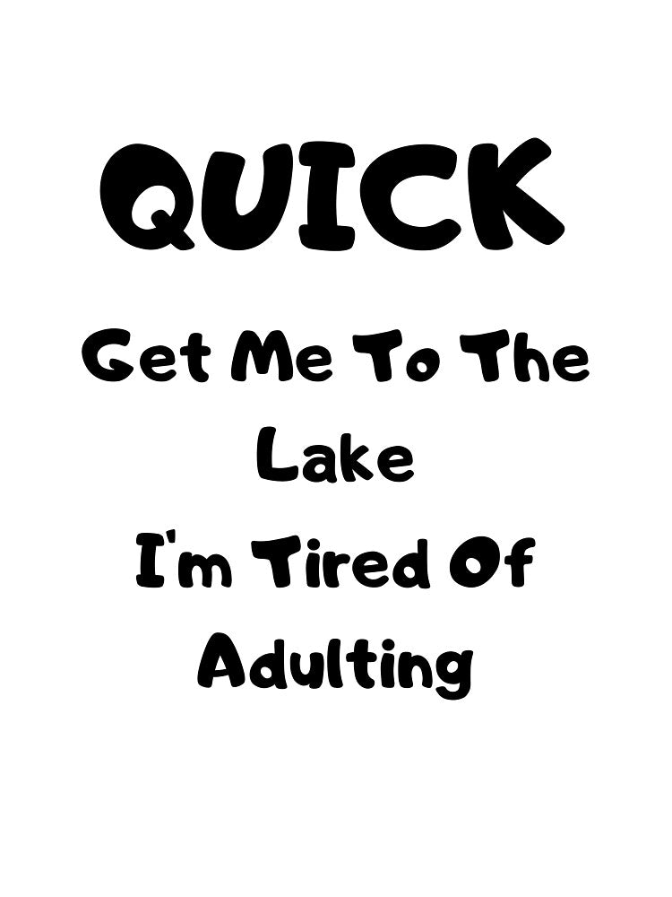 Quick, get me to the lake! by delvaoutfitters
