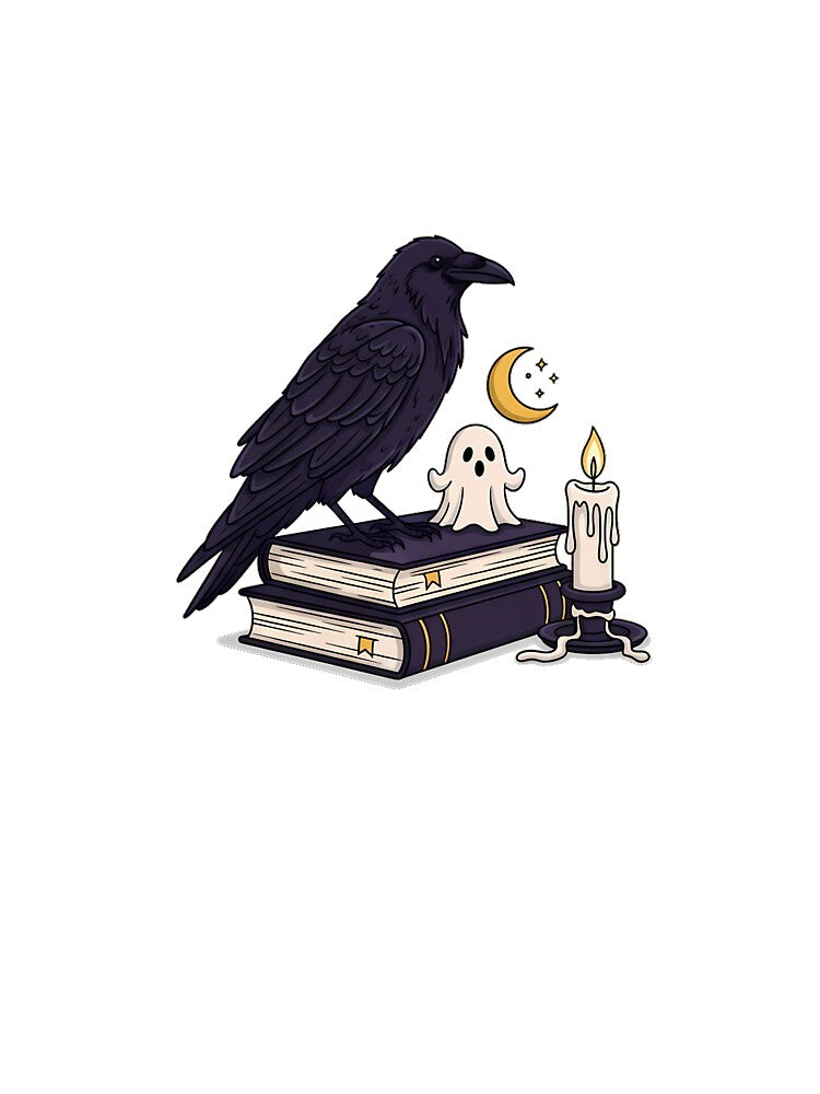 Library Raven Ghost Gift by IllumeInk