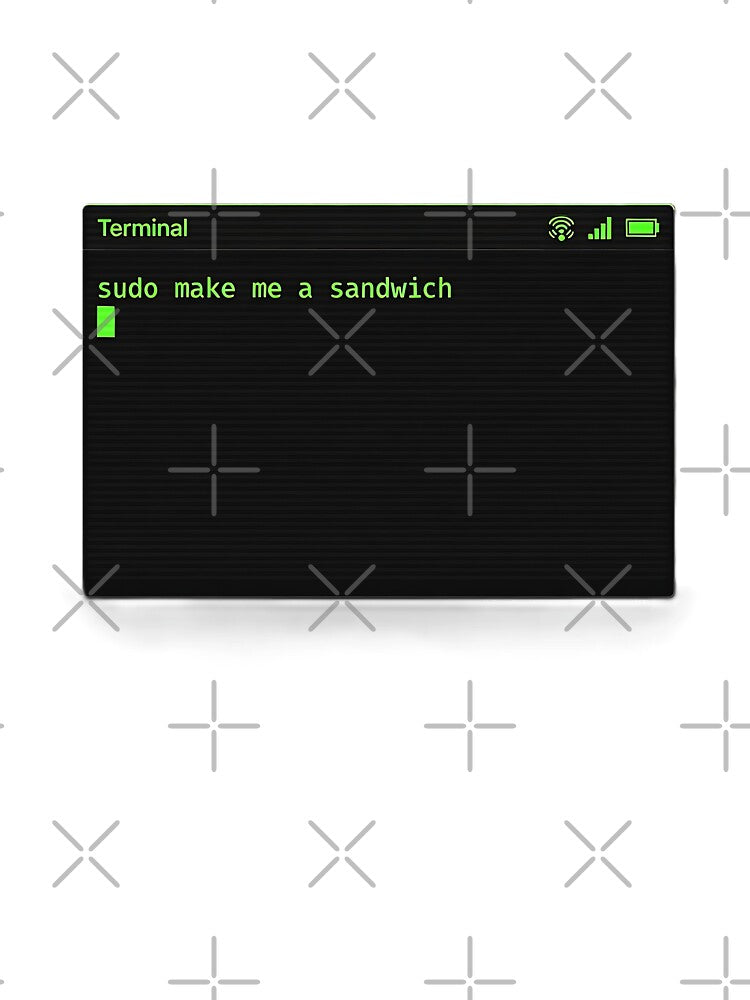 Sudo Make Me A Sandwich Programmer Humor Developer Gift by eikulabs