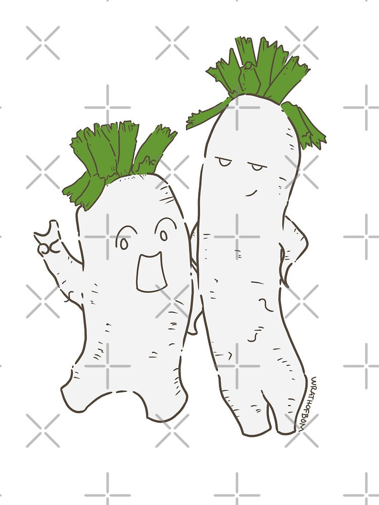 Daikon Buddies by WrathOfBom
