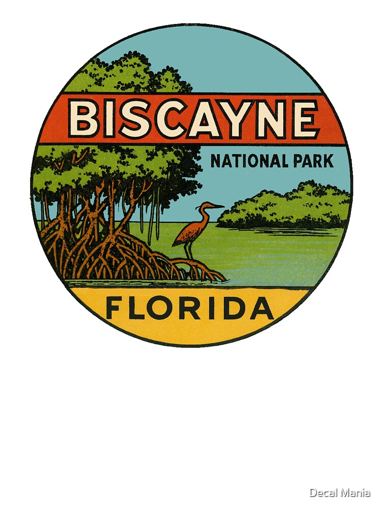 Biscayne National Park Vintage Style Decal by Decal Mania