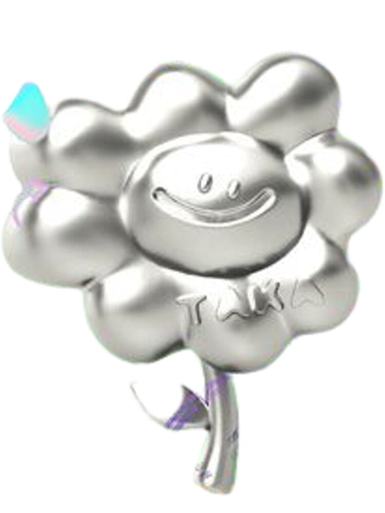 sliver smiling flower by summerwar37