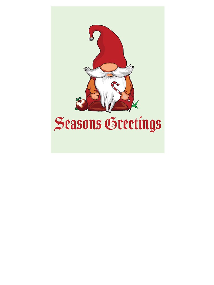 Holiday Season Tomte Gnome by LauraCoxArt