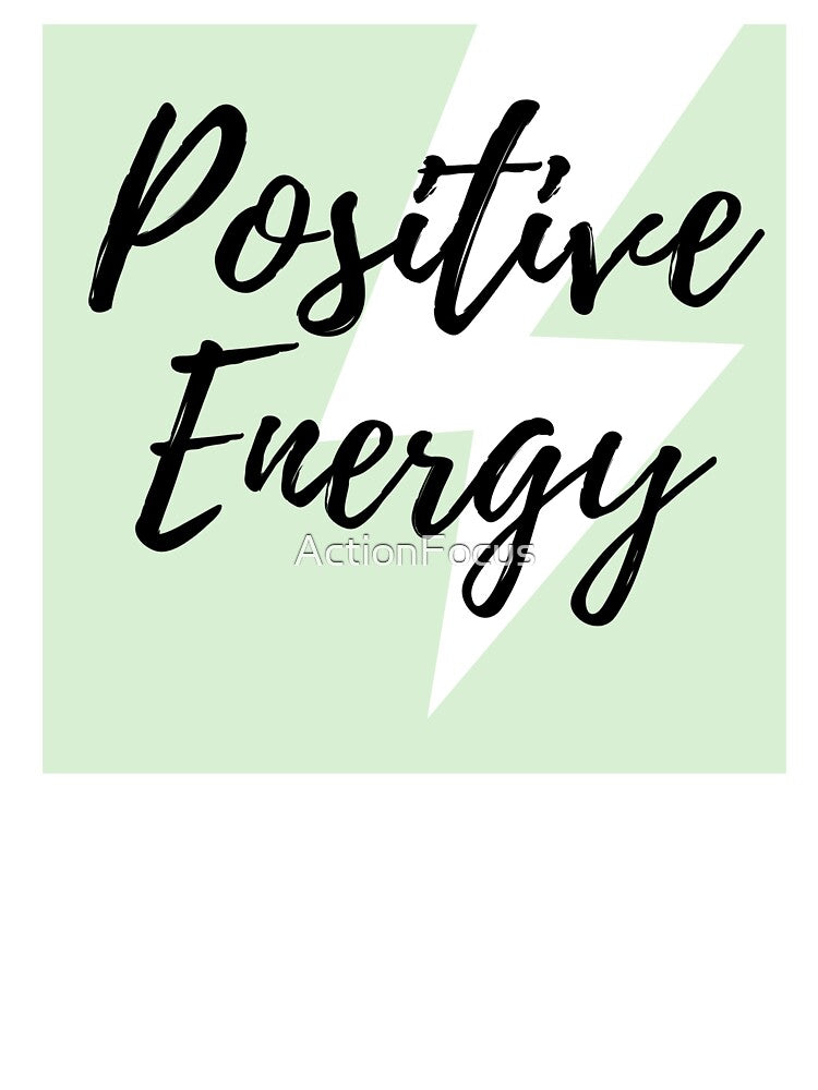 Positive Energy Green Font Based Design by ActionFocus