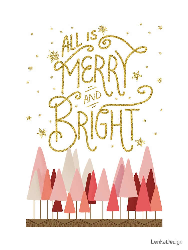 All is Merry and Bright by LenkaDesign