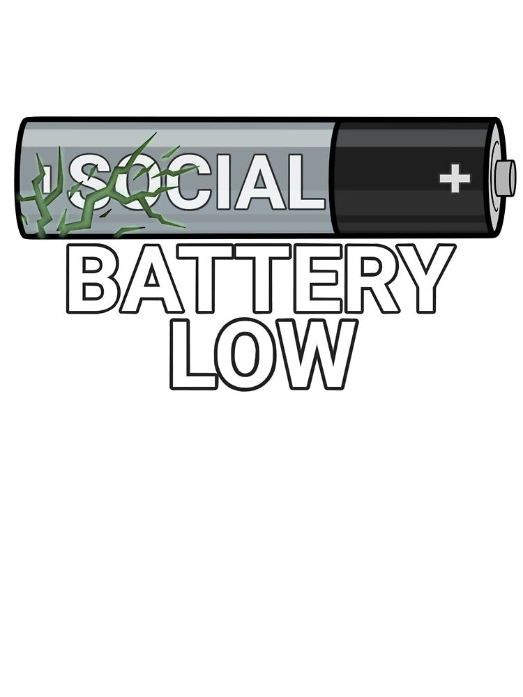 Social Battery Low by EmeraldFox93