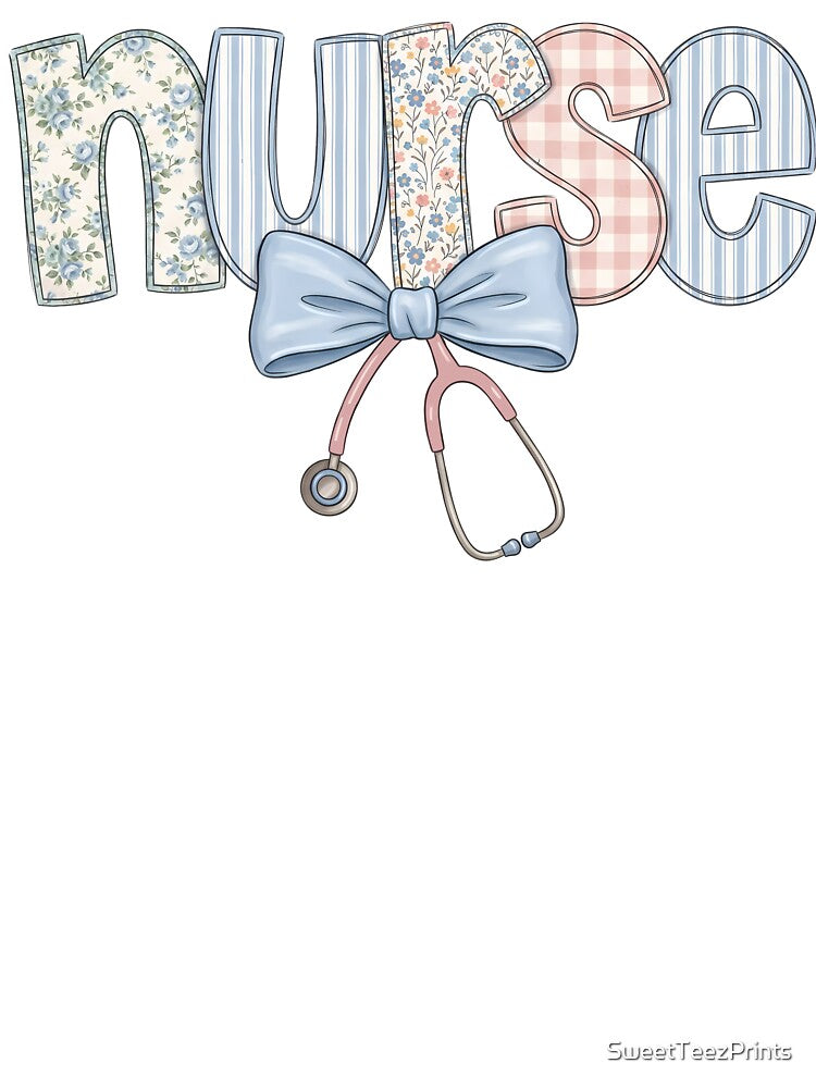 Coquette Nurse Bow by SweetTeezPrints