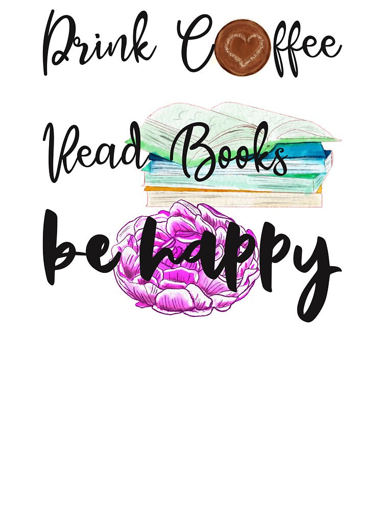 Drink Coffee Read Book Design by NataPrando
