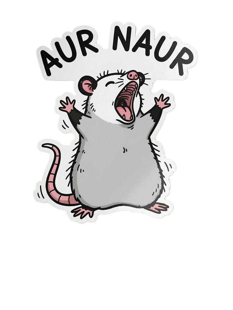 Screaming Opossum Aur Naur Australian Accent Meme by JossDesign15
