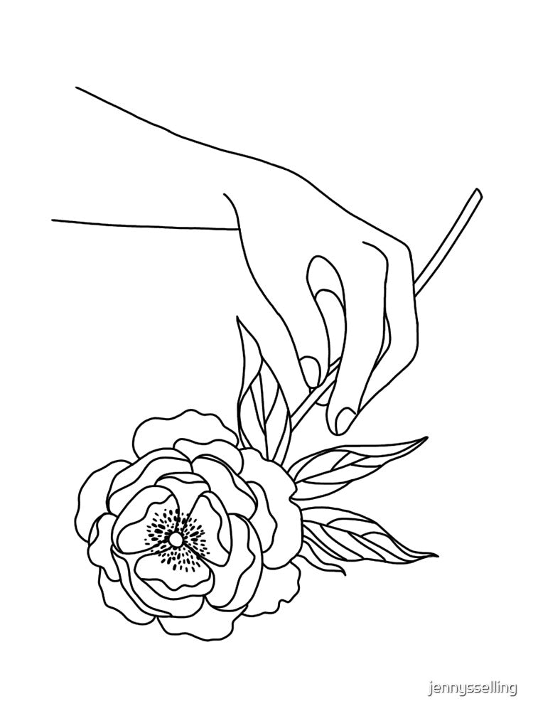 Hand Holding Rose by jennysselling