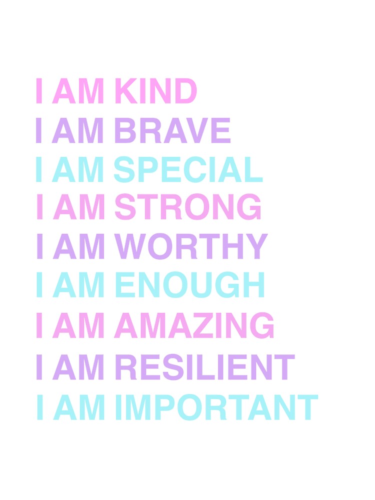 Positive Affirmations by samiiART93