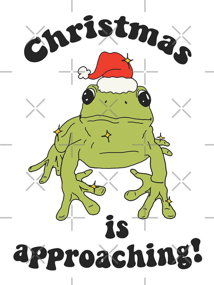 Christmas Frog in Christmas Hat ♥ Christmas Is Approaching ♥ by tartagain