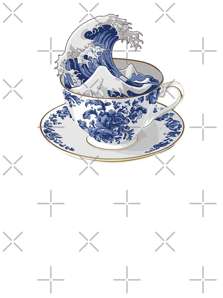 The Great Wave off Tea by GlowinUp Shop
