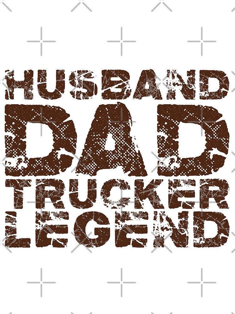 Husband Dad Trucker Legend #1 by aifuntime