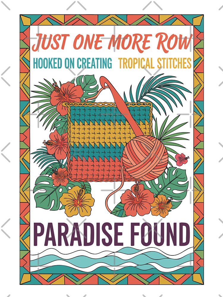 Just One More Row Paradise Found Crochet Lovers by LuminOrb