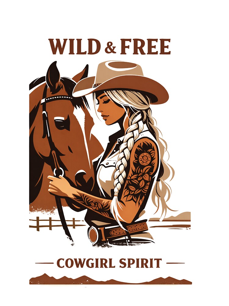 Cowgirl Vintage Poster by Eclipse 3699