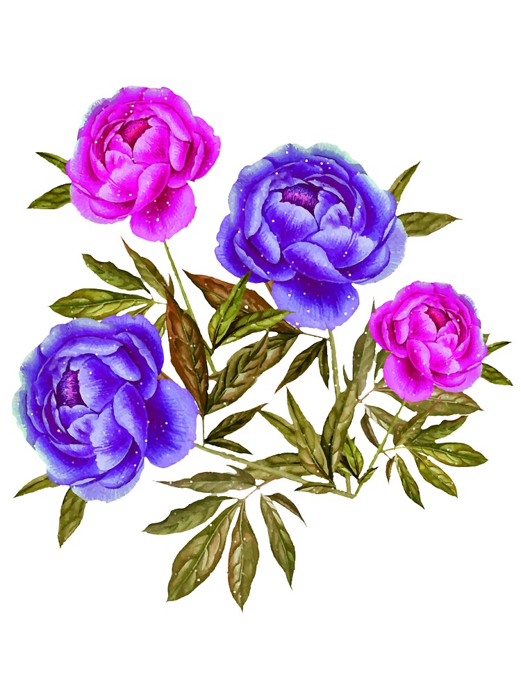 Cartoon hand-drawn flowers by TiniShop