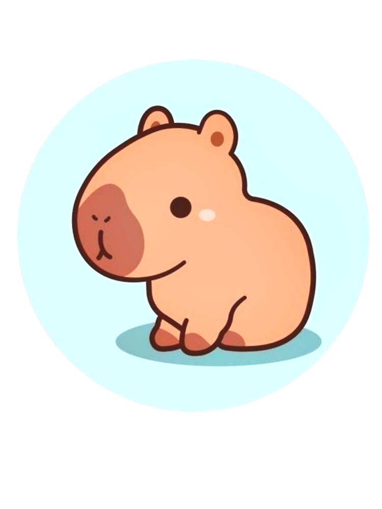 Cute Simple Capybara Design by StyleBloomes