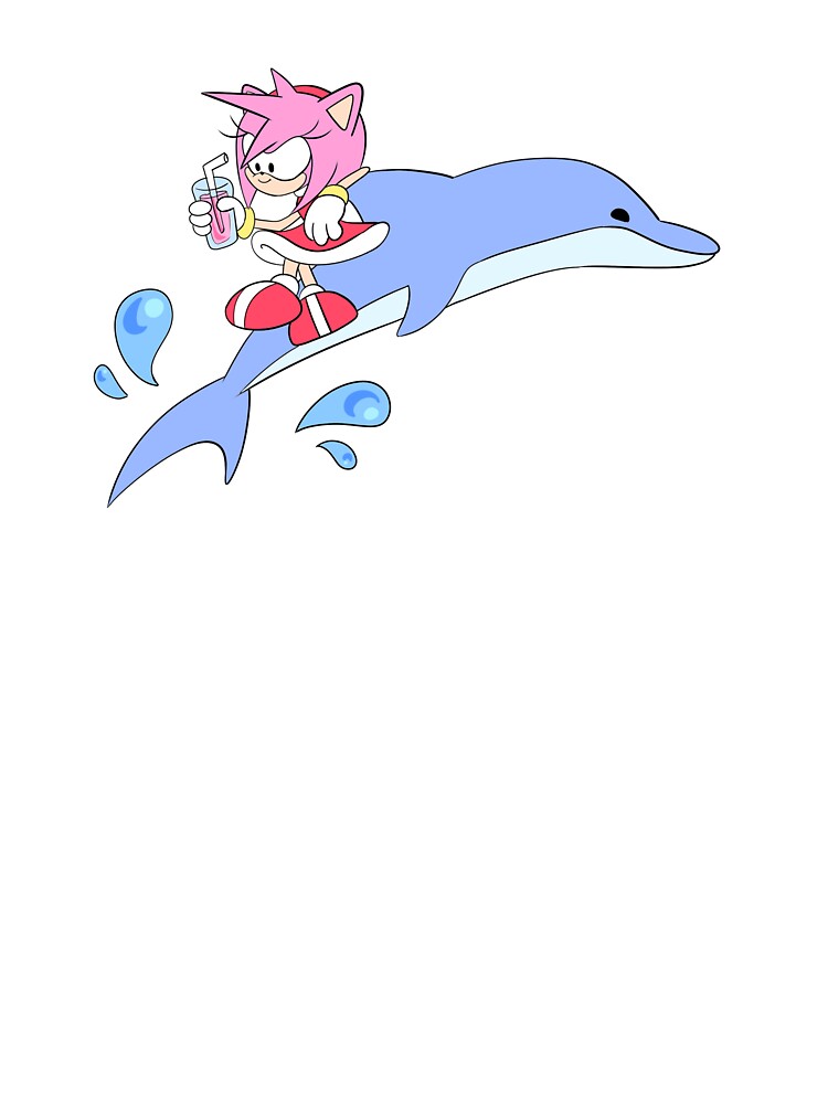 Amy on a Dolphin by gross-girl99