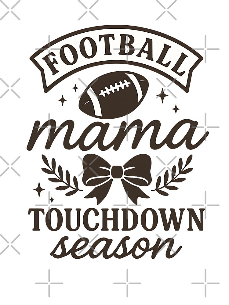 Football Mama Touchdown Season – Stylish Game Day Design for Sports Moms by Sixtinebzh