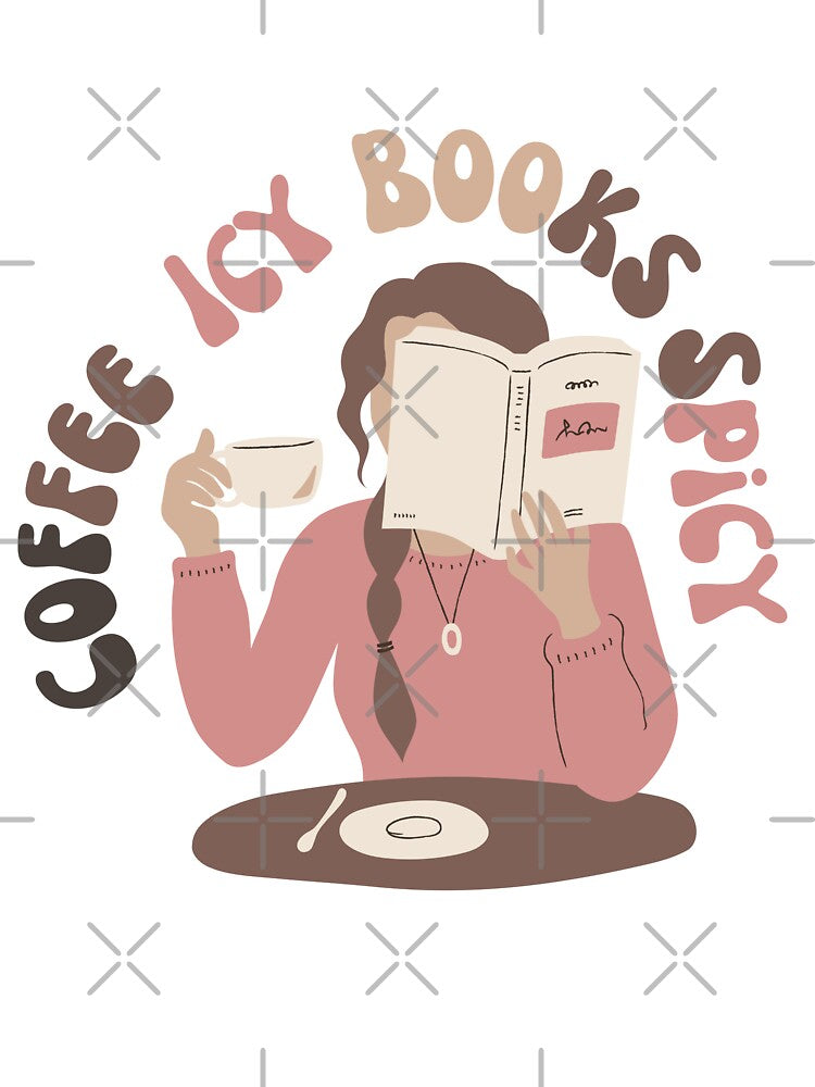 Aesthetic Coffee Icy Books Spicy woman quote by AestHenni17