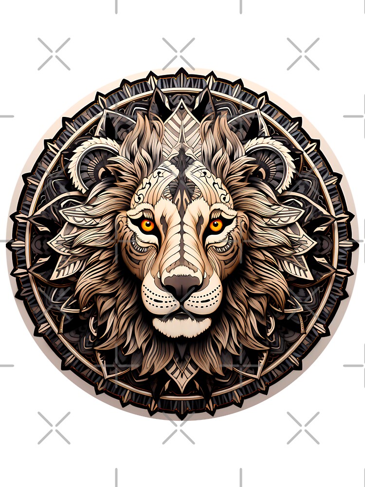 Mandala - Animals - Lion by aleibanez Unisex