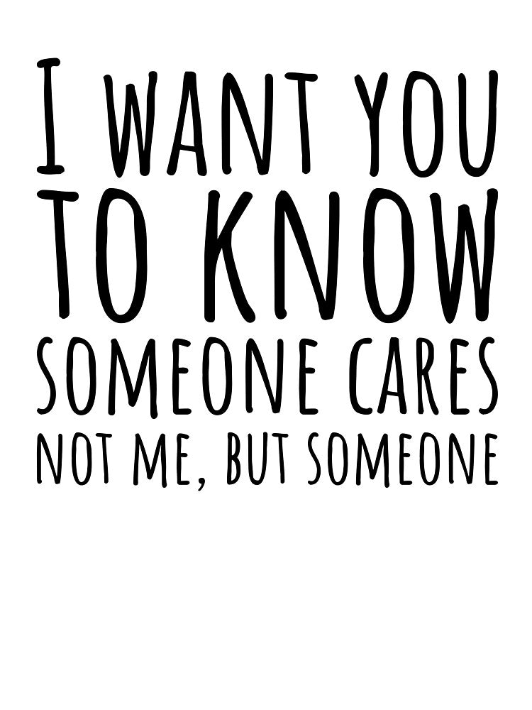 Sarcastic Someone Cares Not Me T-shirt by  Srdjan Stanisic