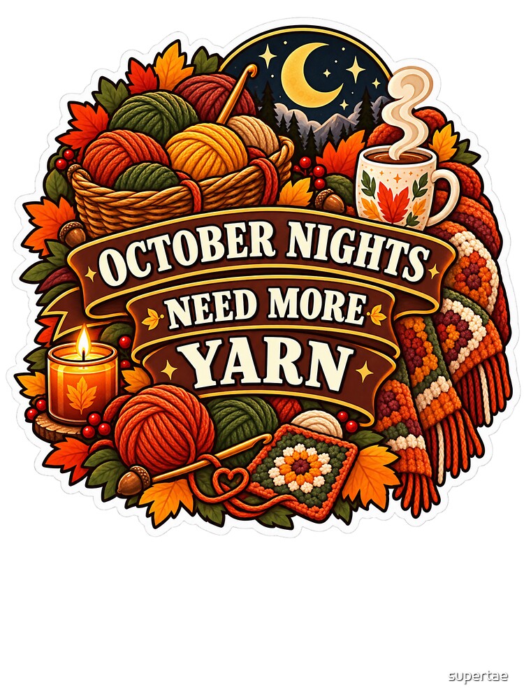 October Nights Need More Yarn Crochet by supertae