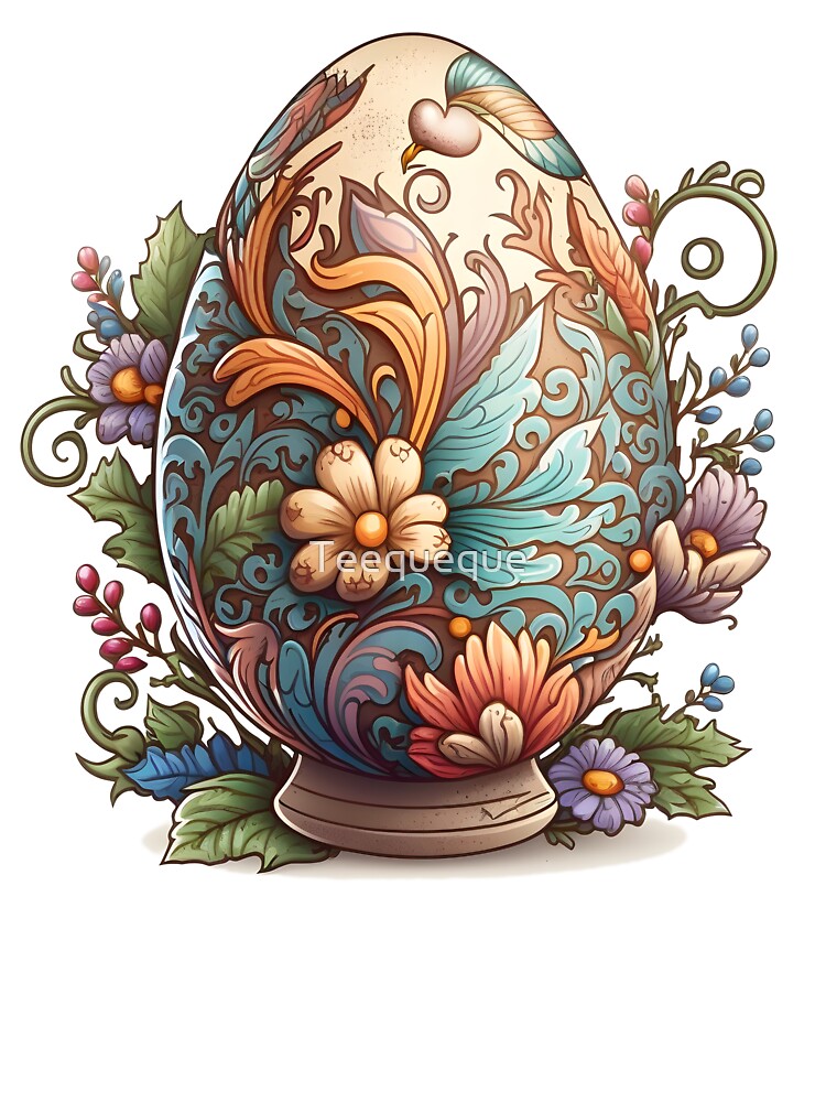 Colorful Pottery Easter by Teequeque