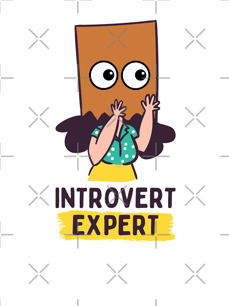 Introvert Expert Funny Introvert Woman by ddretrobot