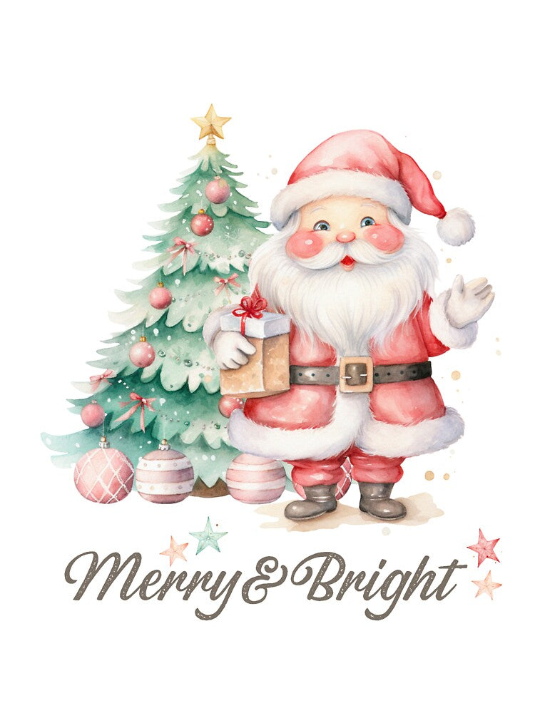 Merry and Bright Santa by vintagetimeco
