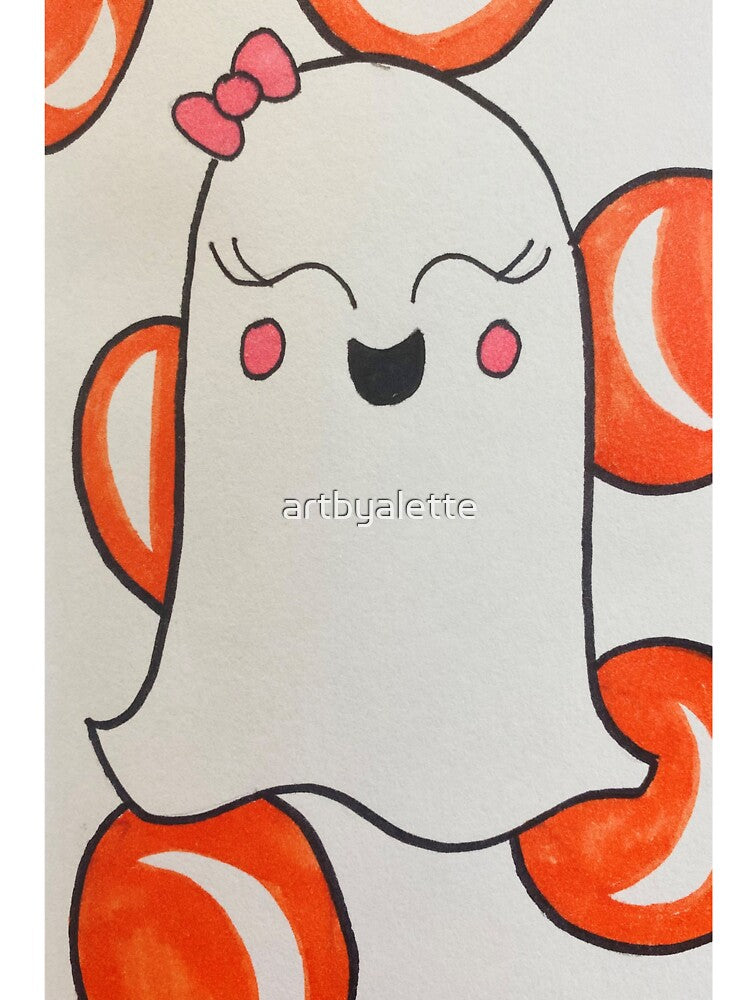 Kawaii Girly Ghost by artbyalette