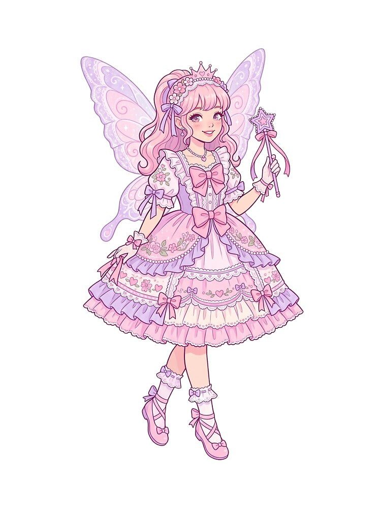 Coquette Pink Pastel Fairy by Magimel
