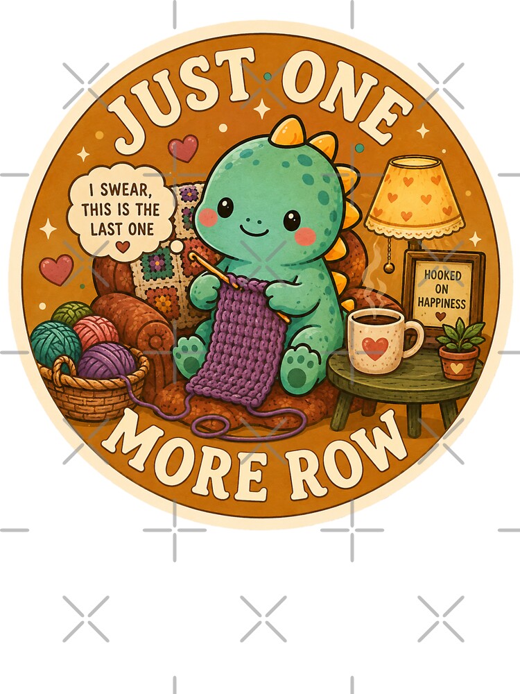 Just One More Row – Cute Crochet Dinosaur by Lavoretty