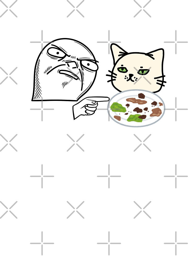 Cat Face Meme by Playful Strokes pom@pom