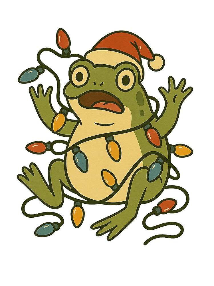 Hoppy Holidays – Toad-ally Tangled in Christmas Cheer by SilknMarble