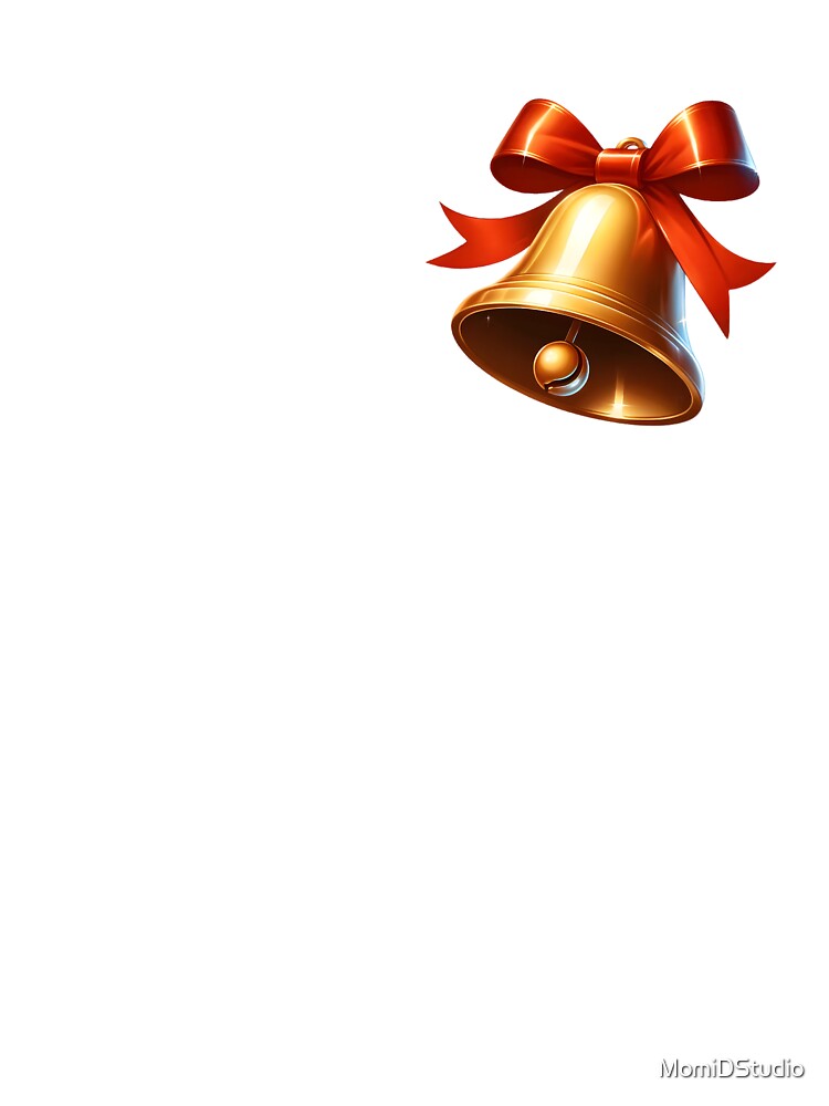 Golden Christmas Bell by MomiDStudio