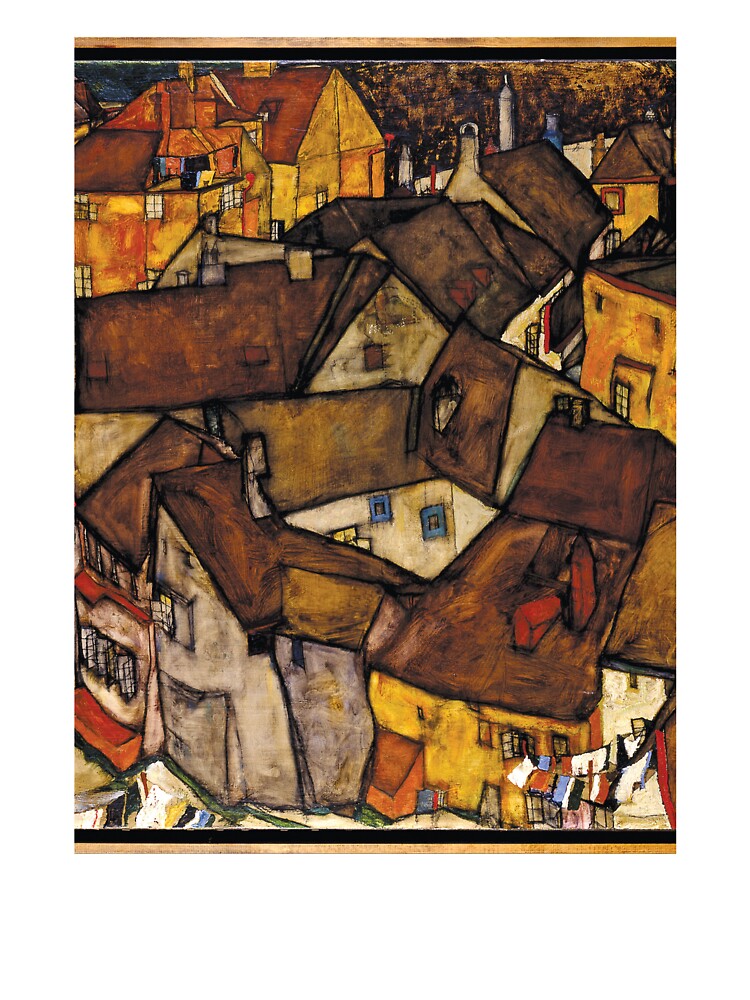 Krumau - Crescent of Houses by Gnouhp