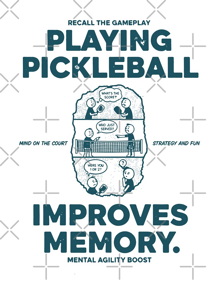 Pickleball Playing Funny Player Improves Memory by LuminOrb